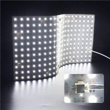 2X Flexibele LED-Platen 490x245mm DC24V 242LED 28W Paneelverlichting voor Reclame op Marmeren Aanrechtbladen in de Keuken