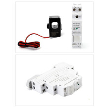 2X Tuya WiFi Elektriciteit KWH Meter Din Rail Eenfase AC 110V 230V CT AC Meter App Realtime Monitor(63A)