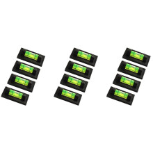 12Pcs Magnetic Bubble Levels for Leveling Phonograph,Camera, Tripod, Machines, Spirit Level Measuring Tools (Magnetic)
