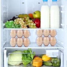 108Pcs Egg Cartons Clear Plastic Egg Holder Storage Container Egg Tray for Family Pasture,Refrigerator Storage,6 Grids