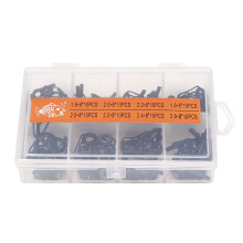 240 Pcs Fishing Rod Tip Repair Kit Stainless Steel Ceramic Ring Guide Tips Rod Guide Replacement Tip for Sea Fishing