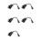 5X Motorcycle USB Power Charging Interface Socket Impulse Charge Port for  450SR SR450 800NK 800 NK 1
