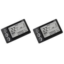 2X 24V 36V 48V 60V S866 Controller Panel Armaturenbrett Wasserdichtes 6PIN Elektrofahrrad LCD-Display für Elektro-E-Bike-Roller
