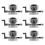 12 Set of Technic Trans-Clear Gearbox Assembly Kits Compatible with  Technic Trans-Clear Wormbox Gear Motor Reducer 3