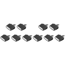 10X for X5/X6 Air Vent Outlet Tab Clip , Rear Row Fresh Air Grille Clips for X5 E70 2006-2012, X6 E71 2008-2013