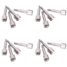 16 Pièces en Acier Avant / Arrière Accessoires de Remplacement de L'Essieu de Roue Adaptés Aux Pièces de Voiture Hors Route 144001 1/14 RC,