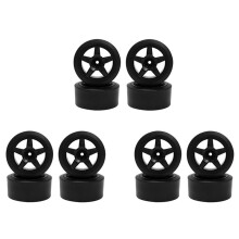 12 Pièces Séries Pneus de Roue de Voiture Télécommande Pneu pour SG 1603 SG 1604 SG1603 SG1604 1/16 Accessoires de Pièces de Rechange de Voiture