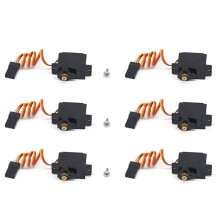 6X Metal Gear 5G Servo K989-58 for K969 K979 K989 K999 P929 P939 1/28 A202 A232 1/24 RC Car Upgrade Spare Parts