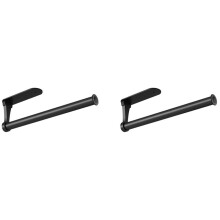 2X Paper Towel Holder Under Cabinet,Kitchen Roll Paper,Wall Mount Paper Holder Kitchen Tissue Towel Rack Holders A