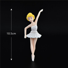 8 Pcs Miniature Ballet Fille Figure Collection de Bureau Gâteau Décoration, Ballerine Fille Gâteau Topper Plante Pot Décoration