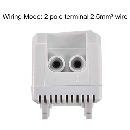 4X Mechanical Thermostat, KTO011 0-60Celsius Adjustable Compact Normally Close(N.C) Temperature Controller ,Red 2