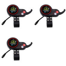 3X für M4 Elektroroller Instrument Drosselschalter M4 Universal Drosselklappenanzeige Controller 48V 6 Pins