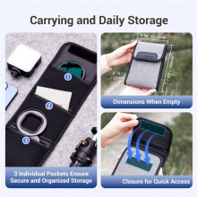 67mm Magnetic Lens Filter Adapter Kit with CPL Filter&Pouch for 16 Pro Max Enhance Your Mobile Photography