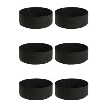 6X Lit de Jardin Surélevé en Tissu Lit de Plantation Surélevé Jardin Grandir Sac pour Plantes à Fleurs D'Herbes Dia 24 Pouces X 8 Pouces