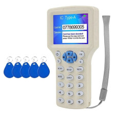 RFID NFC Smartcardlezer + 5XCUID Sleutelhanger RFID Duplicator 125K 13,56MHz IC/ID Sleutel Schrijver RFID Programmeur Sleutel Replicator