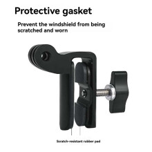 Motorcycle Riding Camera Windproof Mount with 1/4-Inch Screw Adapter for , Action 5/4, and Cameras