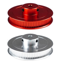 2GT 80T Pulley Synchronous Wheel 5mm Bore GT2 Timing Belt Pulley 80 Teeth 6mm Width Belt for Voron 2.4 3D Printer Silver