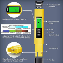 Medidor Digital de TDS 4 en 1: Preciso y Confiable para Agua Potable y Acuarios.