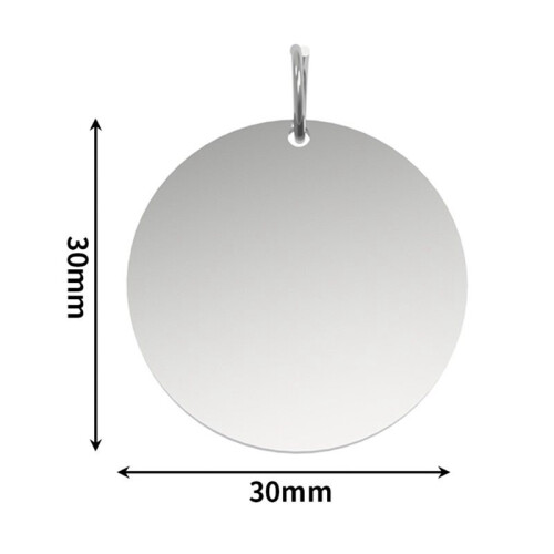 H2D Laser Engraved Round Stainless Steel Tags 30mm for 3D Printer Accessories 2