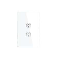 Tuya ZigBee Multi-Gang Light Dimmer Control Tuya APP Control Werkt met Alexa Home 2-Weg Amerikaanse Stekker