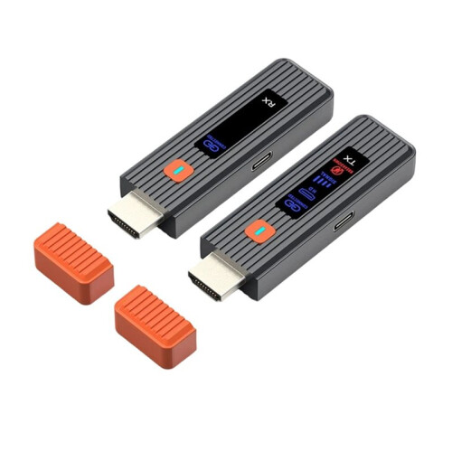 Transmissor e Receptor de Vídeo Sem Fio Compatível com  1080P 50M Extensor de Display para Câmera 1