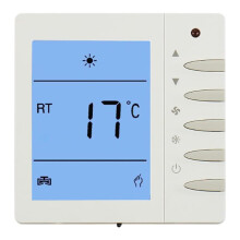 Programmable Thermostat, None Battery Powered, AC110-120V, Work for Radiant Floor Heating Temperature Controller