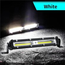 7-Inch LED-Koplamp 6500K Striplicht 12V Schijnwerper Lichtbalk voor Auto, Vrachtwagen, Aanhangwagen, SUV, Auto LED-Werklamp