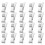 Metal Clips 20 Pack,  Clamp Clips for Crafts & Baking Compact, Durable, and Versatile 1