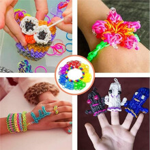 Loom Bands Set for Bracelet Making Kit, DIY Arts & Crafts Gift for Kids Girls Boys Art Crafts