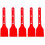 5PCS Heavy-Duty Plastic Installation Shovel for Window Installation and Repair Tools Red 1