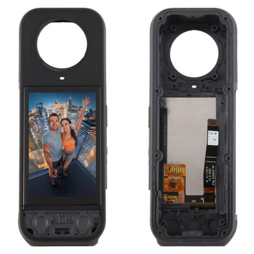 LCD Display Touch Screen with Rear Cover Frame for  X5 Action Camera Replacement Repair Back Housing Accessories 2