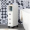 Slimline Bathroom Storage Cabinet - White 4