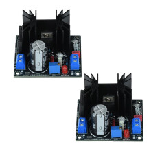 2Pcs 5A LM338T Linear Regulator Module Adjustable Voltage Regulator Board AC 0-24V DC0-35V for DIY Electronics