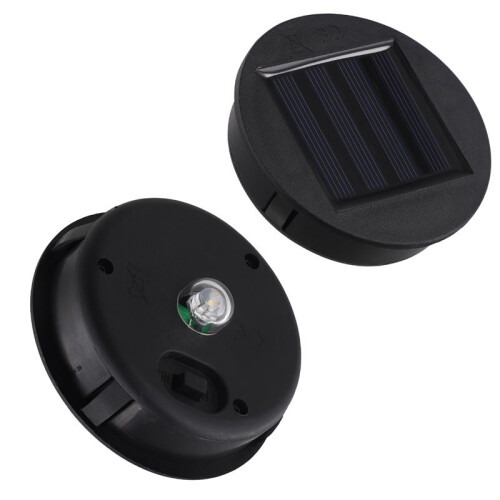 4 Pack Solar Lights Replacement Top Solar Panel Lantern Lid Lights , Lantern Light Replacement , Garden Patio Decor 1