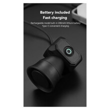 2 Stück USB Wiederaufladbare Fahrrad-Motorrad-Elektroglocke Horn Mountain Road Cycling Horn Fahrrad-Zubehör