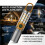 Dual Source  LED Tungsten Flashlight Waterproof Telescopic Camping Work Torch Bright Outdoor Lamp with Hook 2