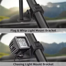 Soportes de Luz LED para Antena de Bandera, Barra de Luz para Jaulas de Rodillo de 1.75"-2" para Maverick X3, para RZR Off Road