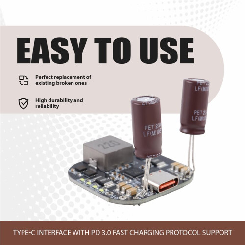 New IP2368 Bidirectional Charger PD100W Fast Charge Module Type-C Interface Support 2-5S Lithium Battery 1