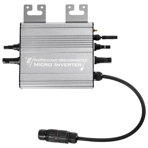 Micro Grid-Tie Solar Inverter with Battery Storage,800W WiFi Multiple Connection Modes,APP Control,20V-60V PV Input 2