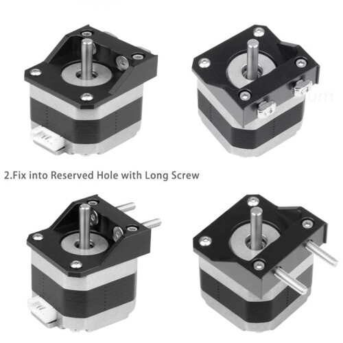 Z Axis Stepping Motor Fixing Holder Bracket for  3 V2/ 3 Pro 3D Printer Stepper Motors Upgrade Base Mount