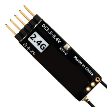 RadioMaster ER6G ER6GV Slim ExpressLRS CRSF PWM Dual Antenna RC Receiver for Fixed Wing Aircraft Gliders ER6GV