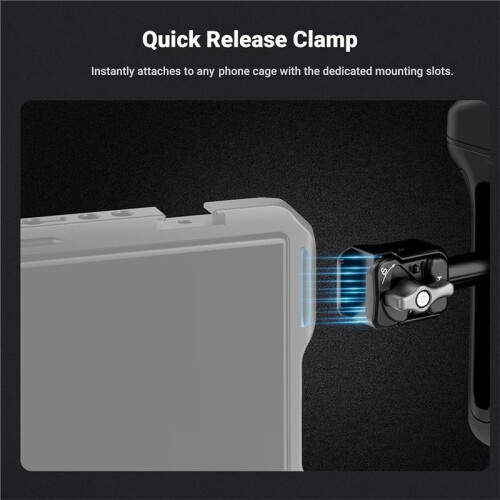 Quick Release Side Handle with  Shutter Cold Shoe 360 Rotation for  Android NEEWER Phone Cage