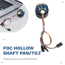 2804 Brushless Motor Magnetischer Encoder AS5600 Treiberplatine FOC Hohlwelle Schwenken/Neigen