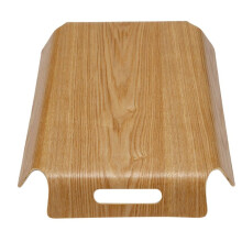 2X Table de Bureau de Luxe En Bambou Plateau de Pain En Bois Au Lit Plateau En Bois de Fruit Petit DÉJeuner Aliments Cake CafÉ ThÉ Portion avec