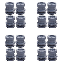 16PC Adjustable Heighten Washing Machine Anti Vibration Pad Shock Non Slip Feet Mat Fridge Floor Furniture Protector