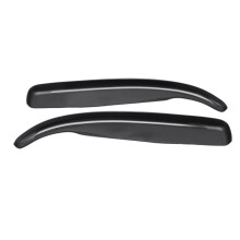 1 Par de Tiras Decorativas para el Spoiler de Cejas de Faros Delanteros para Transporter T4, Cubierta de Cejas de Faros ABS Negro Brillante