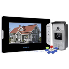 HOMSECUR 7inch Video Entry Doorbell Intercom with Remote Unlock & RFID Keyforbs