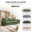 265CM Chenille Sofa 3-Seater Modern Comfy Couch 9