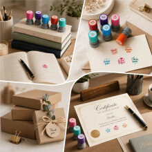 6pcs Classroom Teacher Seal Set Great Job Seal with Ink Rubber Seal for Grading Homework and Exams