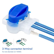 Robotic Lawn Mower Connectors 3 Pin 314 Cable Connection Terminal Wire Connectors for Gardena// 40pcs